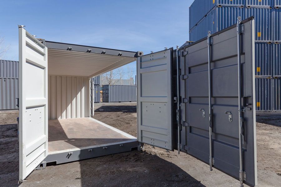CONTAINER MARITIME 20 PIED OPEN SIDE