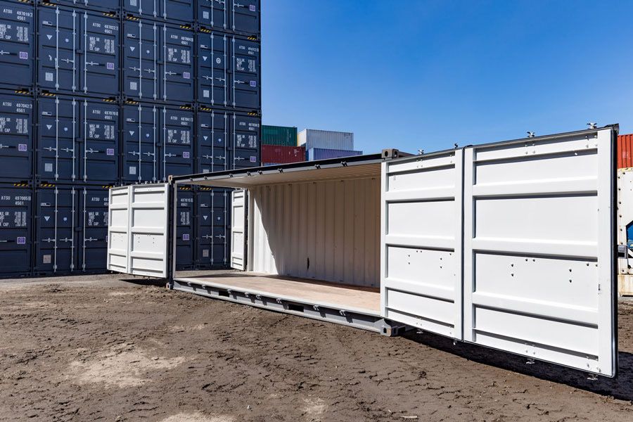 CONTAINER MARITIME 20 PIED OPEN SIDE – Image 10