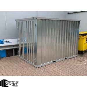 Conteneur Démontable 2 X 2 Mètres – Avec Double Porte
