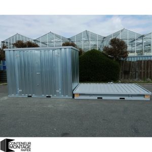 Conteneur 6 X 2 M Démontable – Avec Double Porte Sur Le Côté 6 Mètres (Grand Côté)