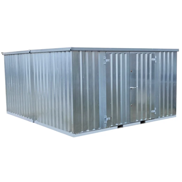 Grand Conteneur Démontable Combiné 5 x 6 m – Modulable Multi-Portes (30,5 m²)