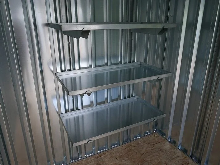 Kit de Rayonnage Acier Galvanisé – 3 Étagères de 1 Mètre (1000 x 500 mm)