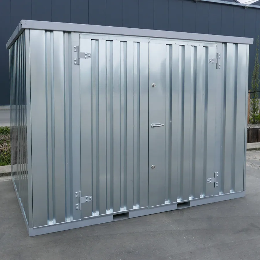 Conteneur Démontable 3 x 2 m Galvanisé – Double Porte Grand Côté (5,5 m²) – Image 3